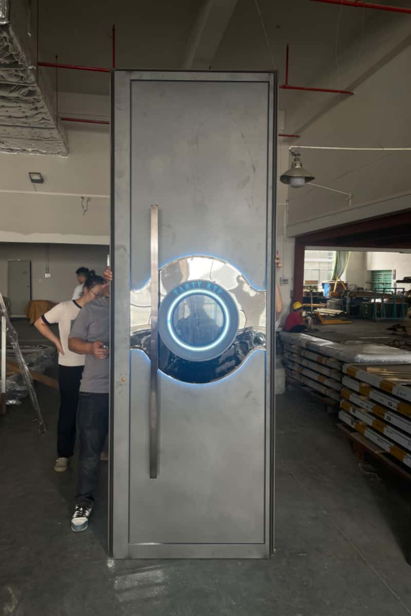 VIP Karaoke Room Door With Tempered Glass